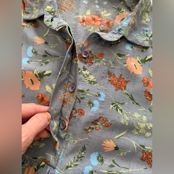 Floral Blue Dress - Picture 9 of 16